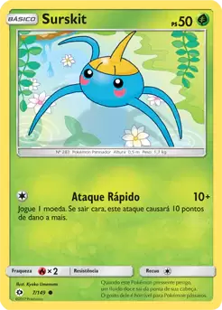 Surskit (7/149) - Carta Avulsa Pokemon