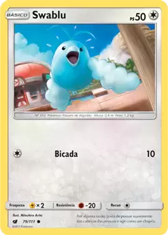 Swablu (79/111) - Carta Avulsa Pokemon