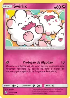Swirlix (153/236) - Carta Avulsa Pokemon