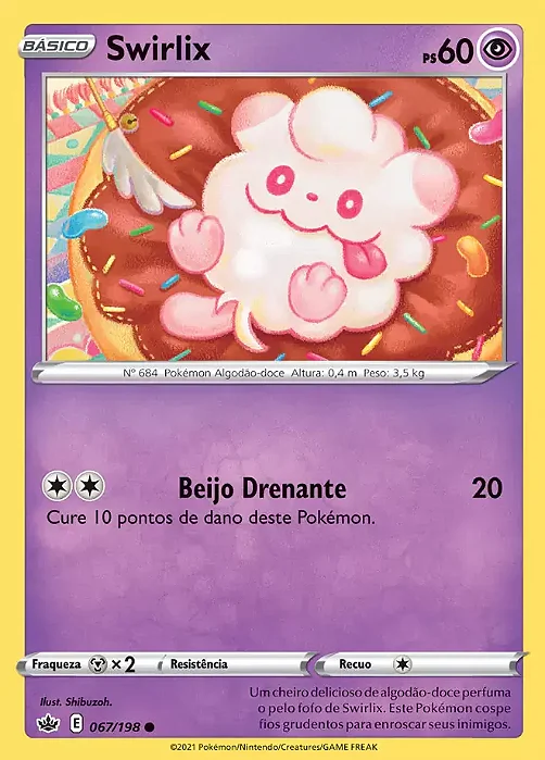Swirlix (67/198) - Carta Avulsa Pokemon