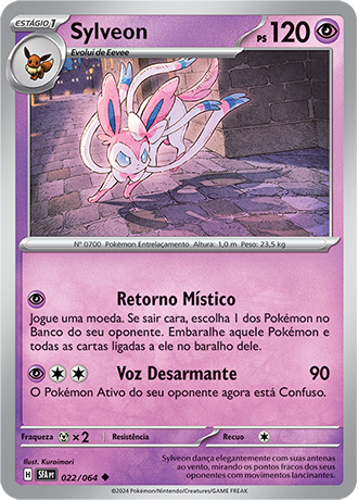 Sylveon (022/064) - Carta Avulsa Pokemon