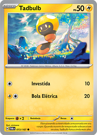 Tadbulb (073/167) - Carta Avulsa Pokemon