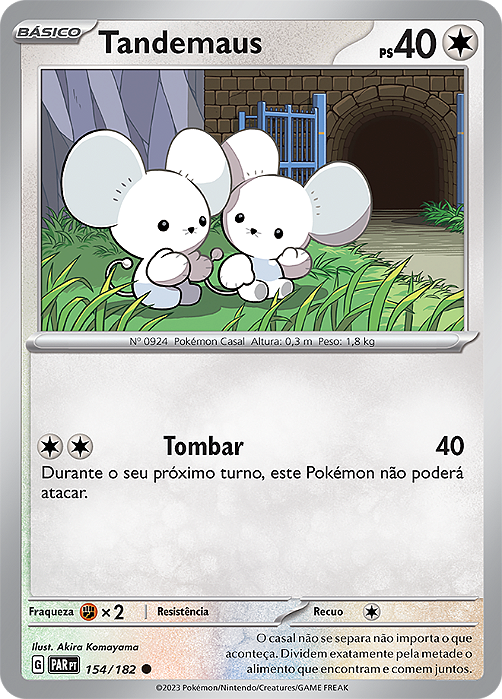 Tandemaus (154/182) - Carta Avulsa Pokemon