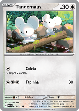 Tandemaus (073/091) REV FOIL - Carta Avulsa Pokemon
