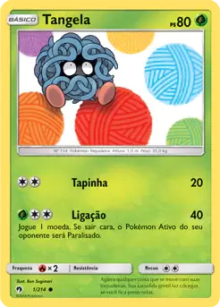 Tangela (1/214) - Carta Avulsa Pokemon