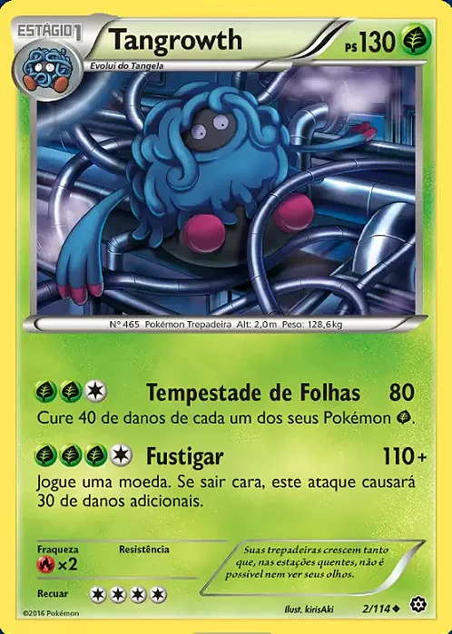 Tangrowth (2/114) - Carta Avulsa Pokemon