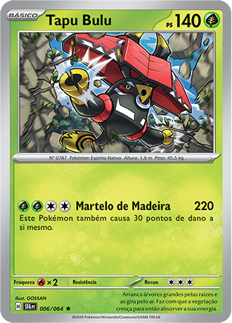 Tapu Bulu (006/064) FOIL - Carta Avulsa Pokemon