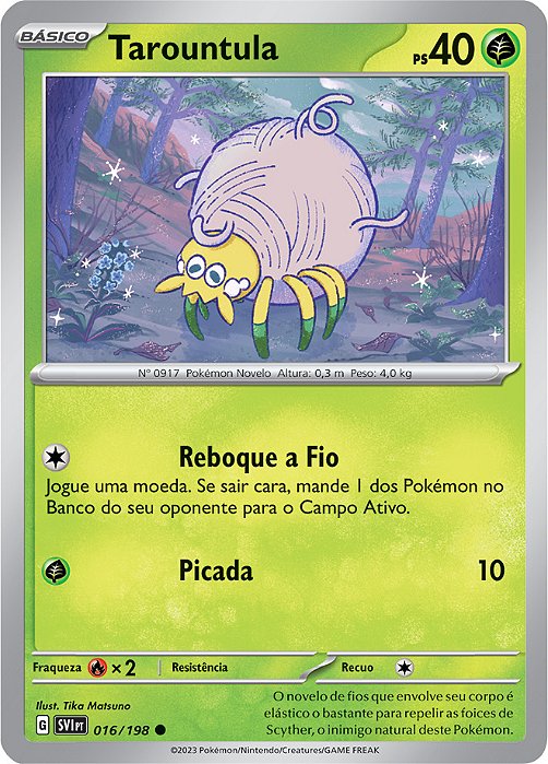Tarountula (016/198) - Carta Avulsa Pokemon