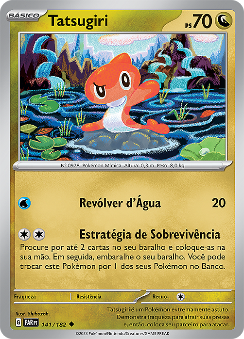Tatsugiri (141/182) - Carta Avulsa Pokemon