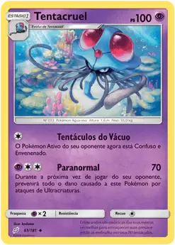 Tentacruel (61/181) - Carta Avulsa Pokemon