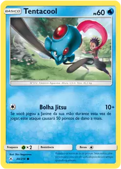 Tentacool (40/214) - Carta Avulsa Pokemon