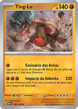 Ting-Lu (109/182) FOIL - Carta Avulsa Pokemon