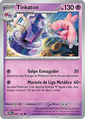 Tinkaton (085/182) - Carta Avulsa Pokemon