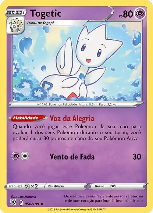 Togetic (056/189) - Carta Avulsa Pokemon