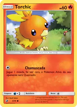 Torchic (4/70) - Carta Avulsa Pokemon