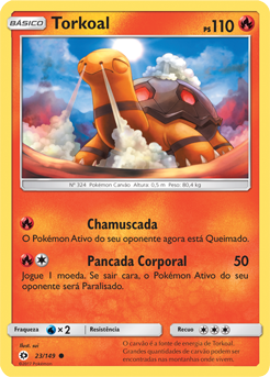 Torkoal (23/149) - Carta Avulsa Pokemon