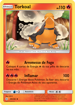 Torkoal (29/236) - Carta Avulsa Pokemon