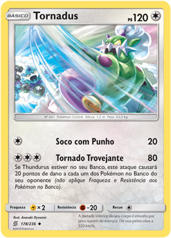 Tornadus (178/236) - Carta Avulsa Pokemon