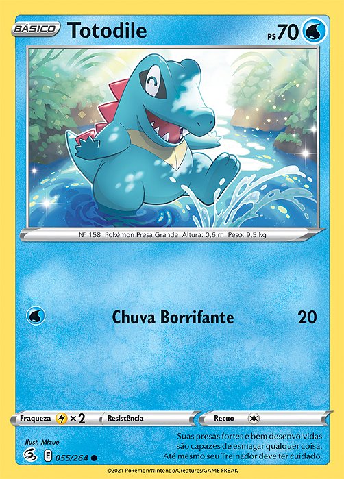 Totodile (55/264) - Carta Avulsa Pokemon
