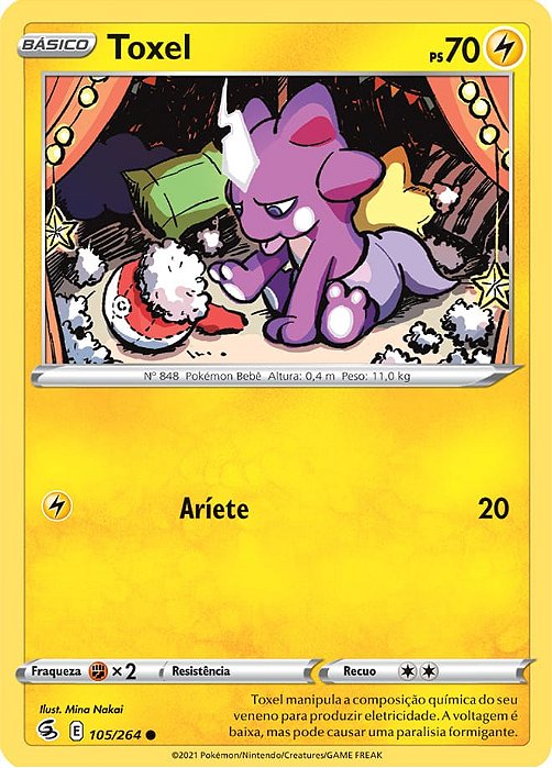 Toxel (105/264) - Carta Avulsa Pokemon