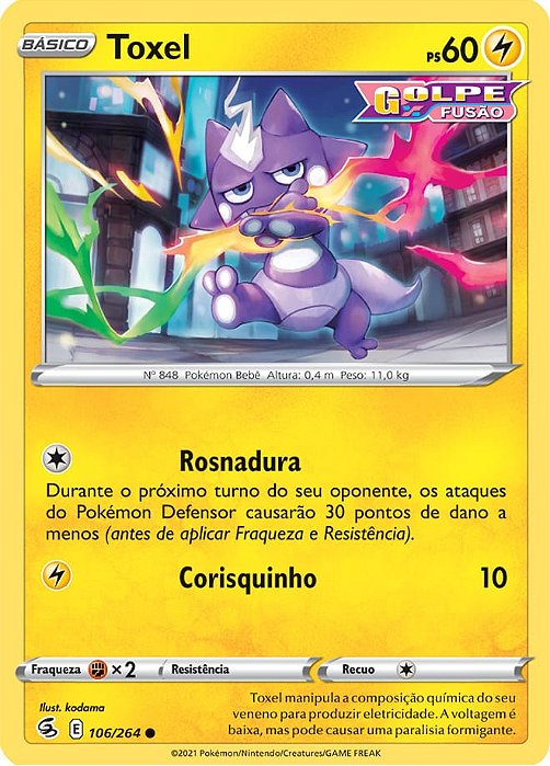 Toxel (106/264) - Carta Avulsa Pokemon