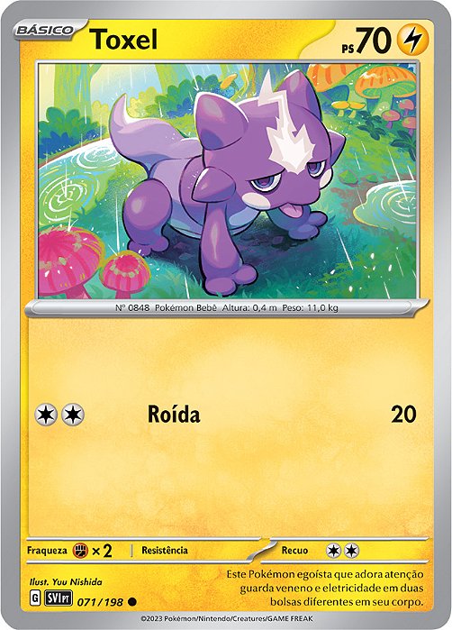 Toxel (071/198) - Carta Avulsa Pokemon