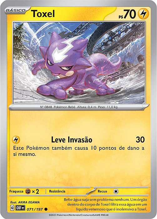 Toxel (071/197) - Carta Avulsa Pokemon