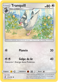 Tranquill (175/236) - Carta Avulsa Pokemon