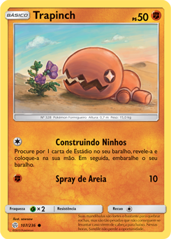 Trapinch (107/236) REV FOIL - Carta Avulsa Pokemon