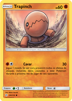 Trapinch (108/236) REV FOIL - Carta Avulsa Pokemon