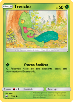 Treecko (7/168) - Carta Avulsa Pokemon