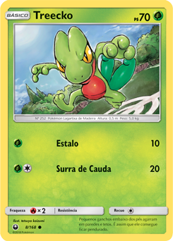 Treecko (8/168) REV FOIL - Carta Avulsa Pokemon