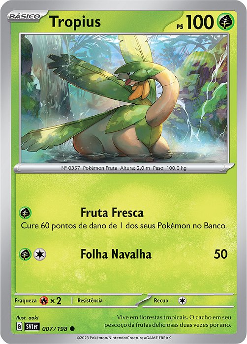 Tropius (007/198) - Carta Avulsa Pokemon