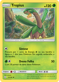 Tropius (12/236) - Carta Avulsa Pokemon