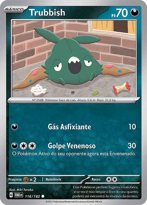 Trubbish (116/182) - Carta Avulsa Pokemon