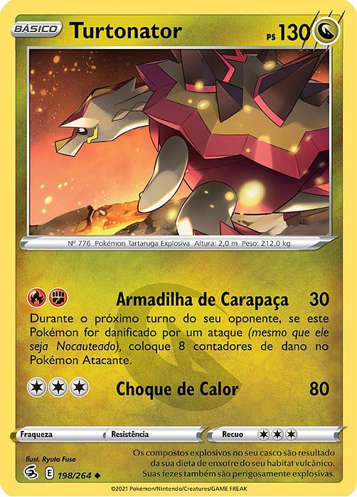 Turtonator (198/264) - Carta Avulsa Pokemon