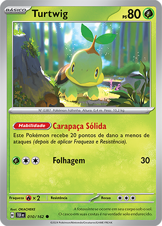 Turtwig (010/162) - Carta Avulsa Pokemon