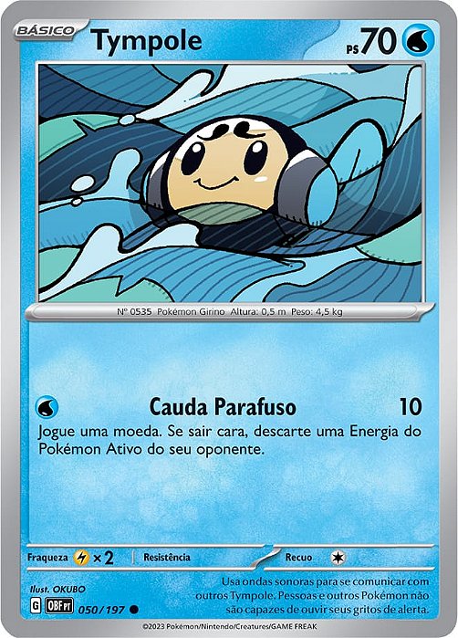 Tympole (050/197) - Carta Avulsa Pokemon