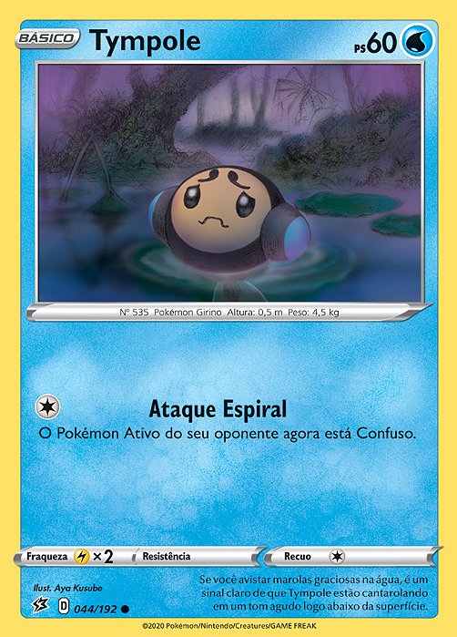 Tympole (44/192) REV FOIL - Carta Avulsa Pokemon