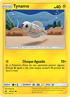 Tynamo (44/147) - Carta Avulsa Pokemon