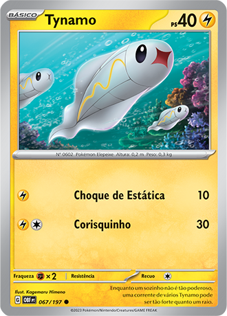 Tynamo (067/197) - Carta Avulsa Pokemon