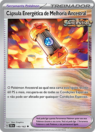 Cápsula Energética de Melhoria Ancestral / Ancient Booster Energy Capsule (140/162) - Carta Avulsa Pokemon