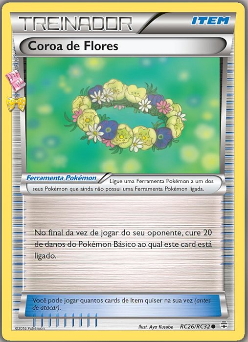 Coroa de Flores / Floral Crown (RC26/RC32) - Carta Avulsa Pokemon
