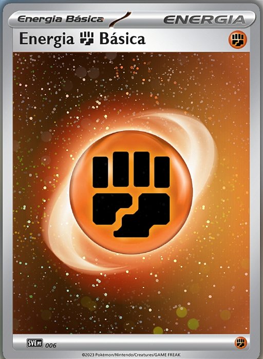 Energia de Luta (Fábulas Nebulosas) FOIL - Carta Avulsa Pokemon