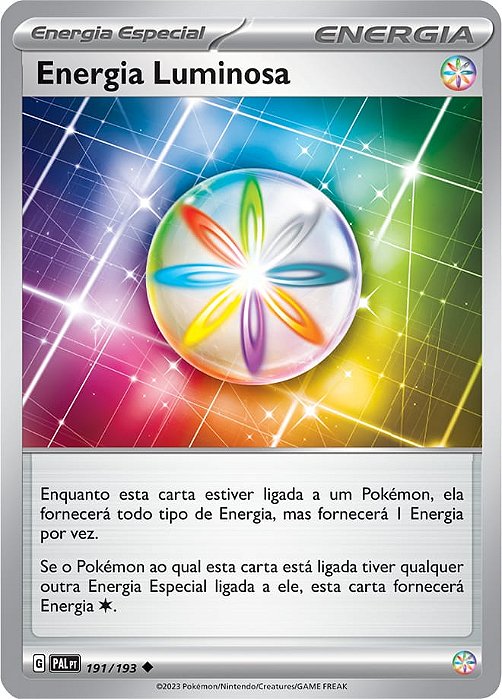 Energia Luminosa / Luminous Energy (191/193) - Carta Avulsa Pokemon