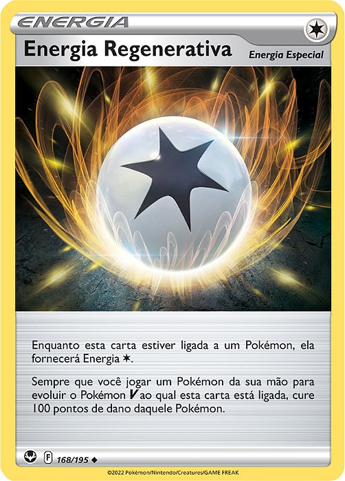 Energia Regenerativa / Regenerative Energy (168/195) - Carta Avulsa Pokemon