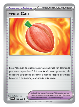 Fruta Cau / Occa Berry (140/142) REV FOIL - Carta Avulsa Pokemon