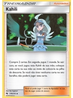 Kahili (179/214) - Carta Avulsa Pokemon