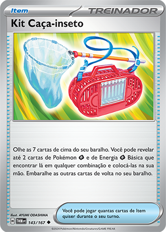 Kit Caça-inseto / Bug Catching Set (143/167) - Carta Avulsa Pokemon