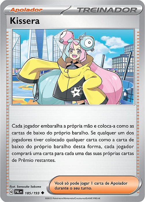 Kissera / Iono (185/193) - Carta Avulsa Pokemon